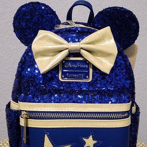 NEW Loungefly Blue Mini Backpack
